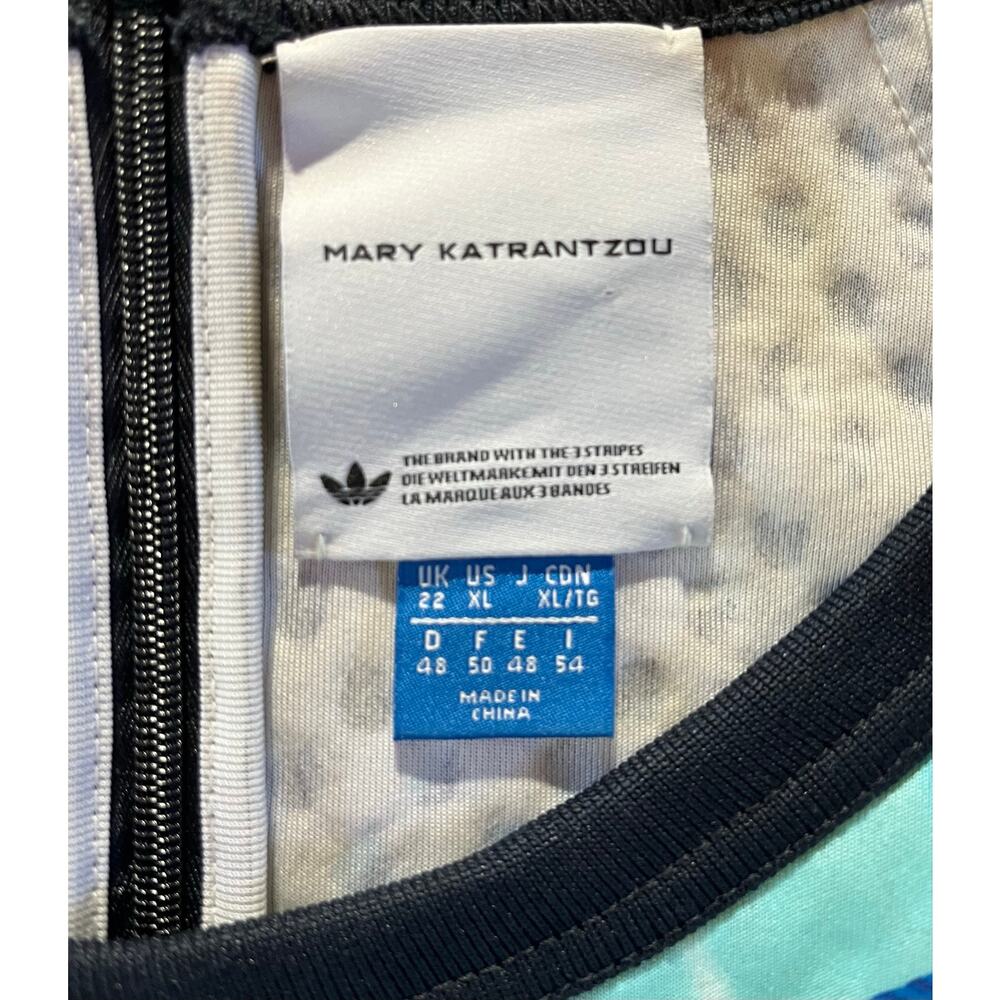 Adidas x Mary Katrantzou Rare Graphic Sweatshirt Dress XL Designer Collaboration - Picture 3 of 8